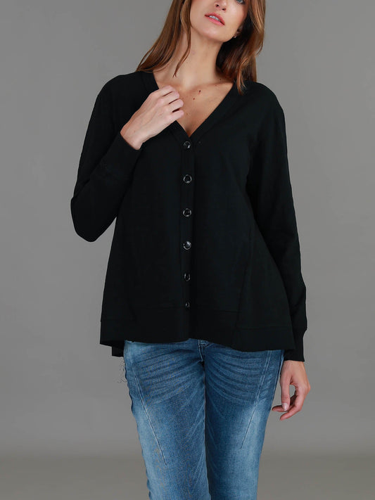 Long Sleeve Asymmetrical Cardigan