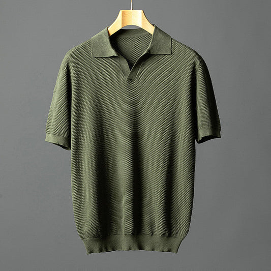 Cotton Knit Polo